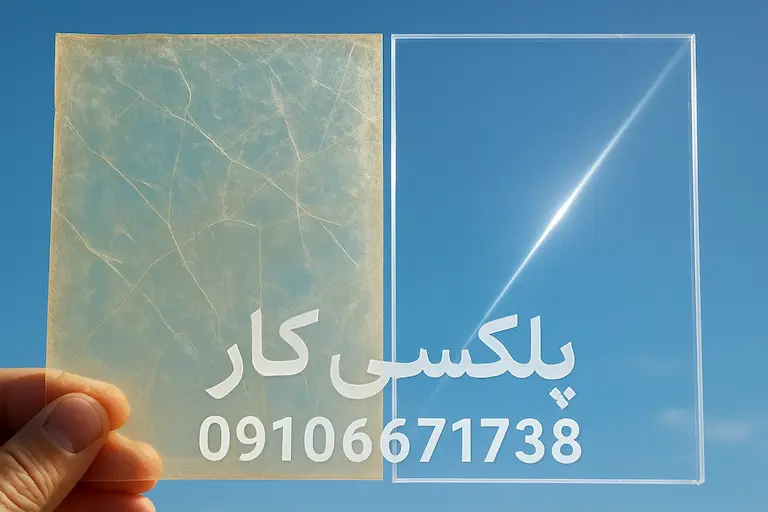 پلکسی در فضای باز و نور خورشید